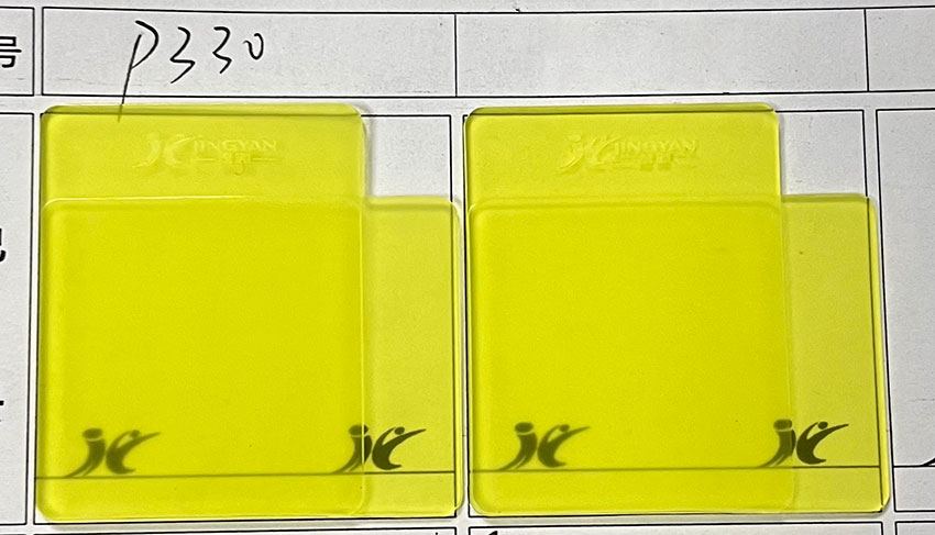 潤巴 Ranbar Yellow P330 顏料黃3（PY3）全色與沖淡色板